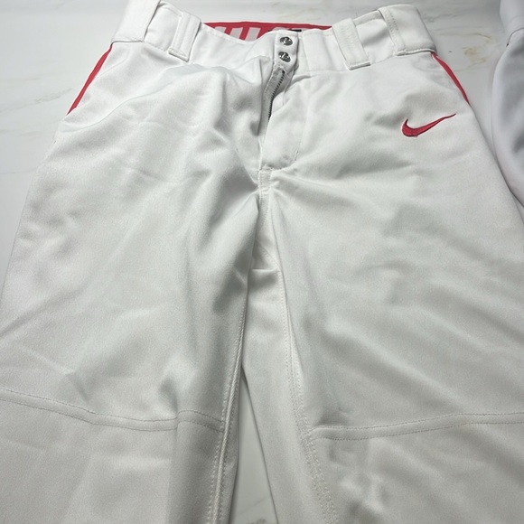 NWT white/red piping baseball pants and two other pairs of white/red pants - Picture 7 of 10
